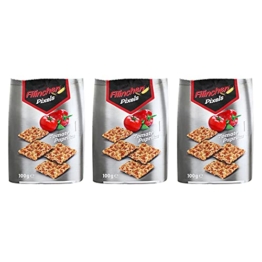 3er Pack Filinchen Pixels Tomate-Paprika 3 x 100 g Snack Knabberzeug - 1