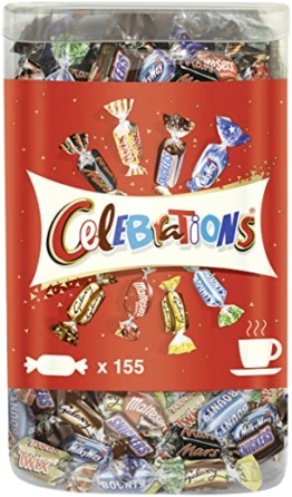 Celebrations Blisterbox | Mini-Schokoriegel Mix | Party-Mix | Ostern Schokolade | Geschenk | 155 Pralinen (1 x 1,435 kg) - 1
