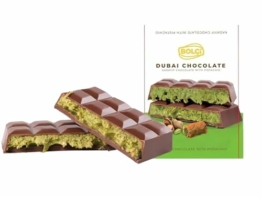 Dubai Schokolade - mit Pistazien und Kadayif Füllung - 100g - 1