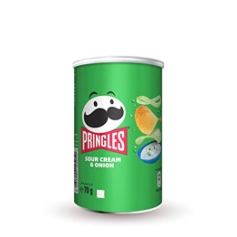 Pringles Sour Cream & Onion Chips, 12 x 70g - 1