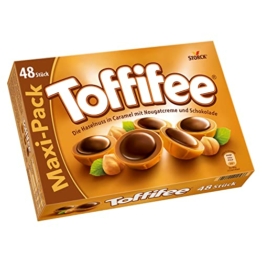 Toffifee – 1 x 400g Maxi-Pack – Haselnuss in Karamell mit Nougatcreme und Schokolade - 1